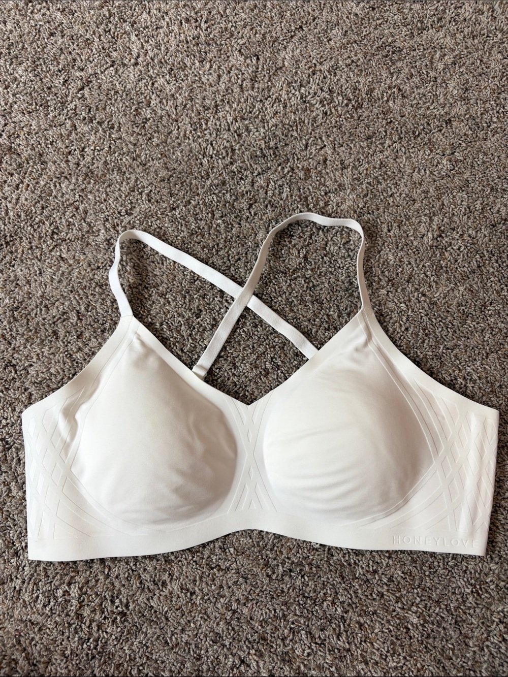 Honey Love white bra